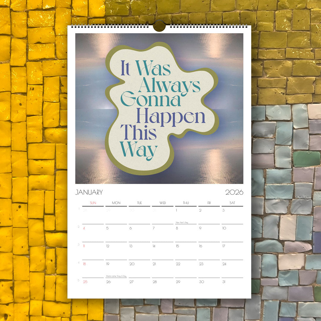 Beautiful Wall Calendar – Inspirational Wall Decor with Quotes & Photography
