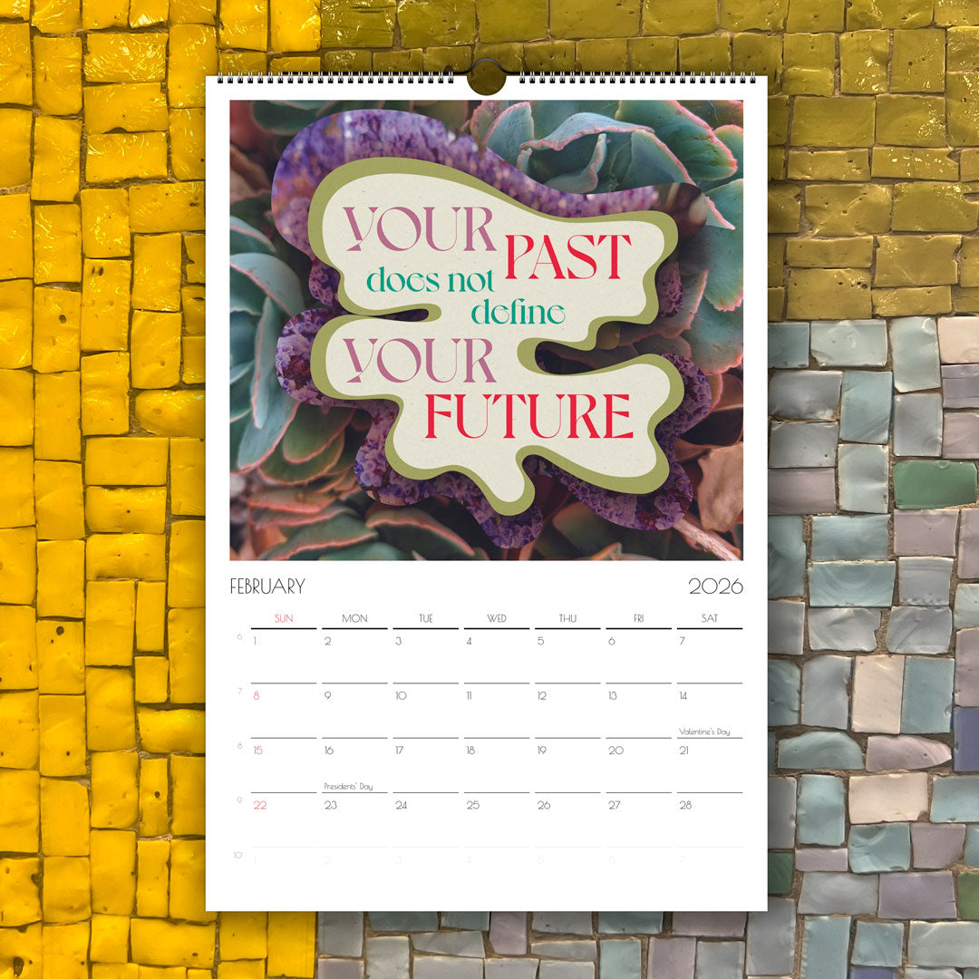 Beautiful Wall Calendar – Inspirational Wall Decor with Quotes & Photography