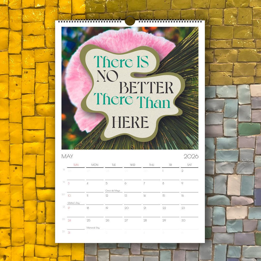 Beautiful Wall Calendar – Inspirational Wall Decor with Quotes & Photography
