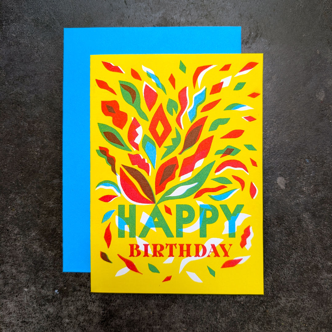 Bold Modern Birthday Card
