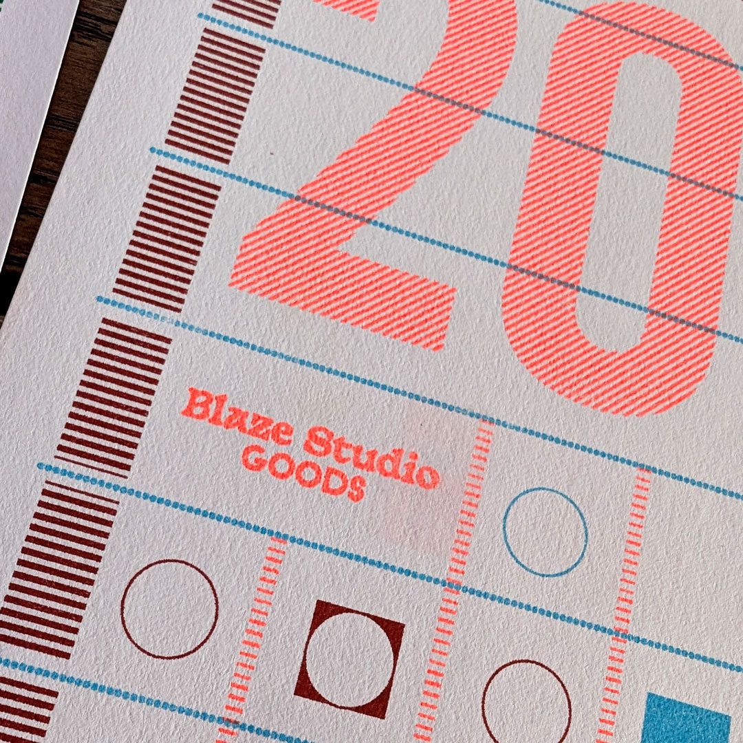 Limited Edition Risograph Calendar
