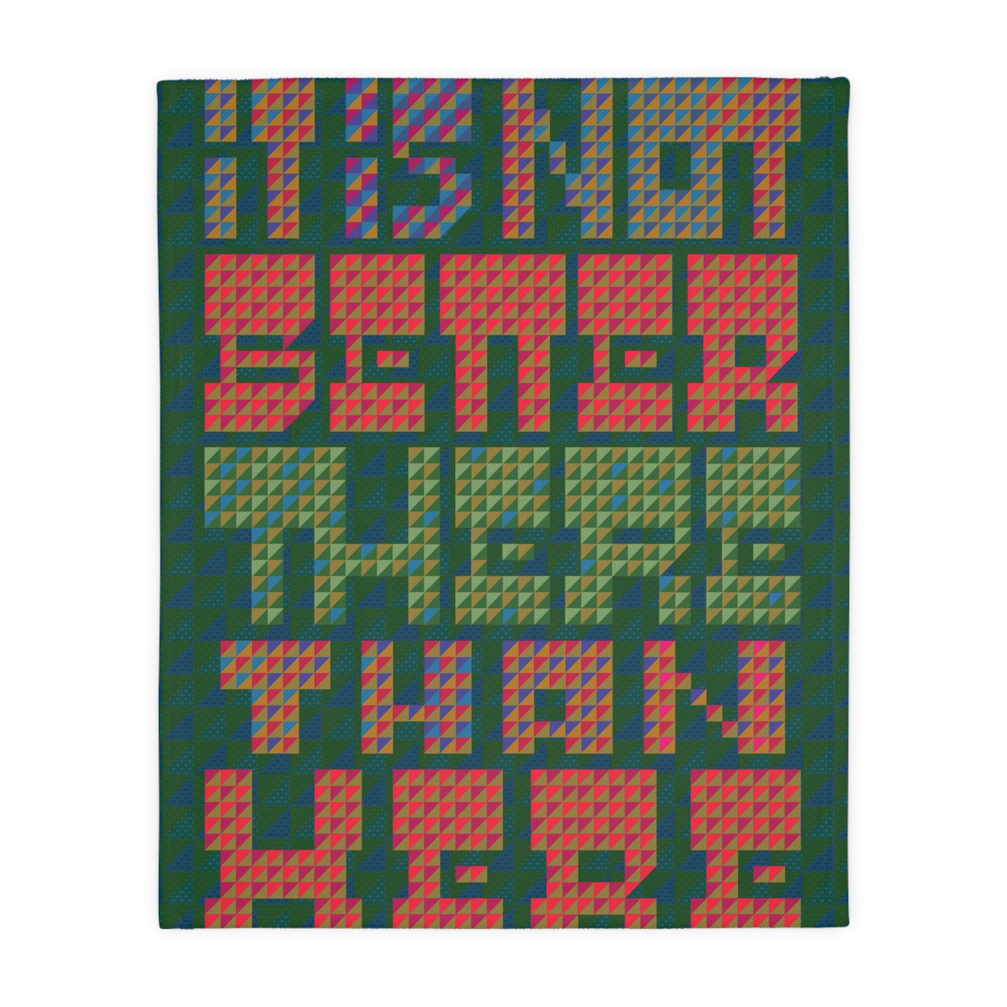 The Wise Blanket: It Is Not Better There Than Here