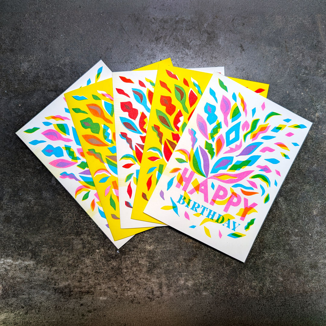 Bold Modern Birthday Card