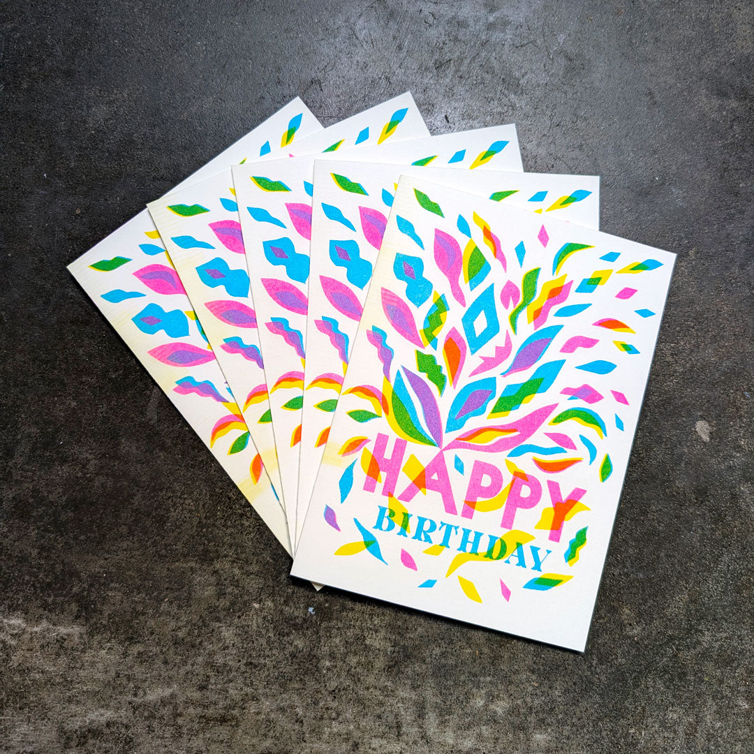 Bold Modern Birthday Card