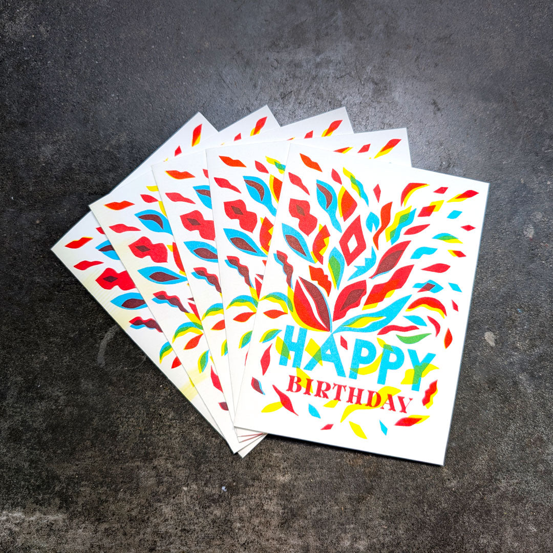 Bold Modern Birthday Card
