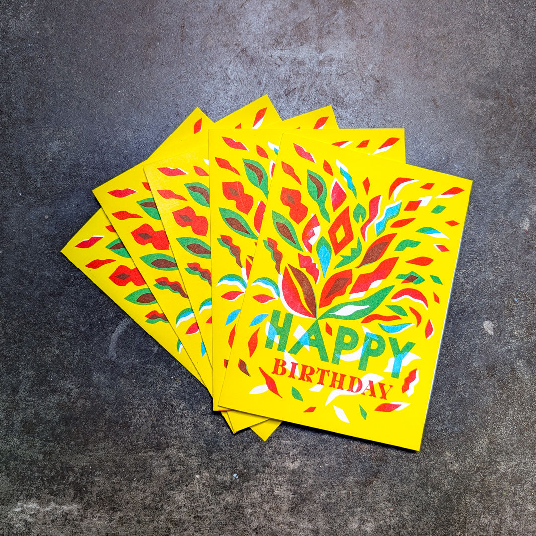 Bold Modern Birthday Card