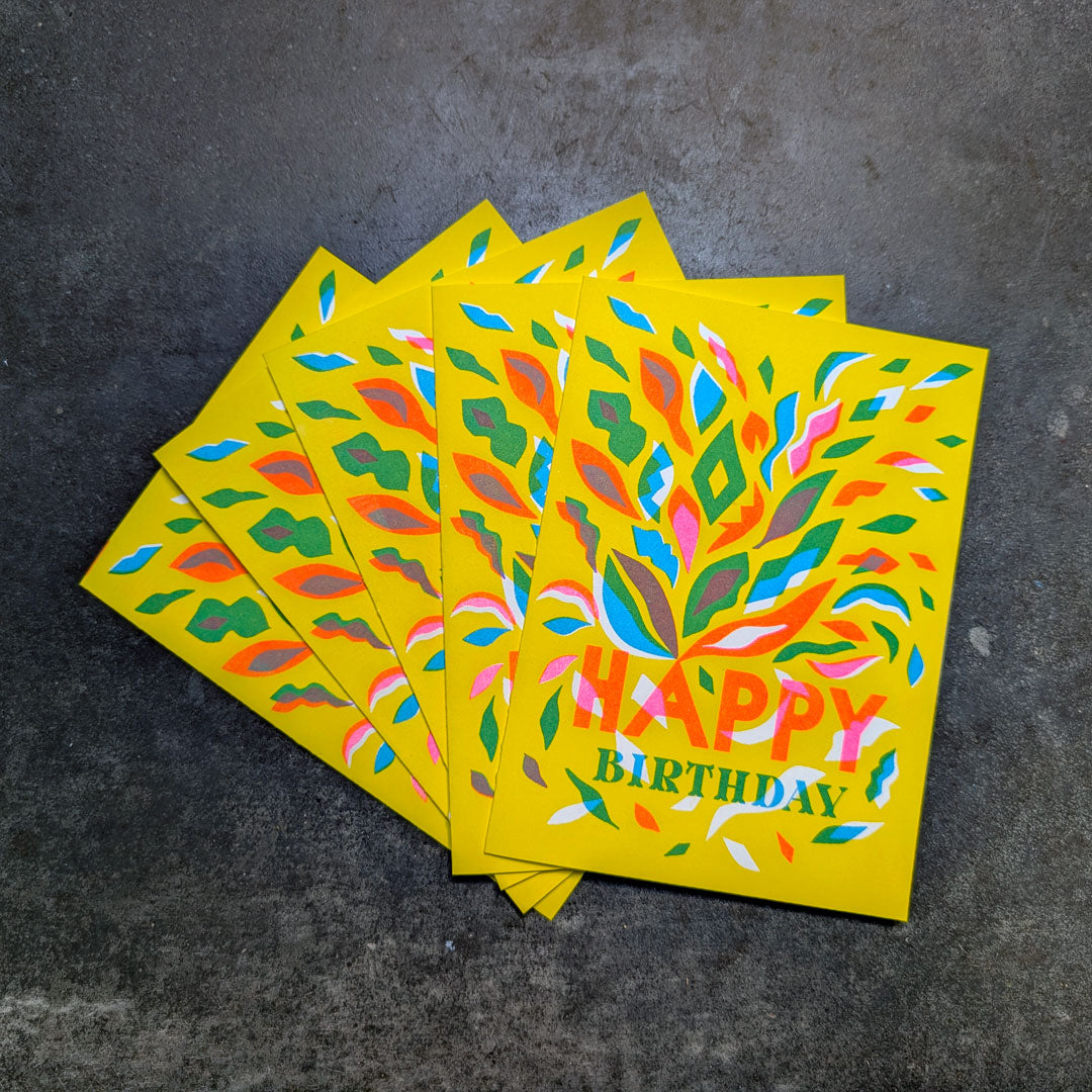 Bold Modern Birthday Card