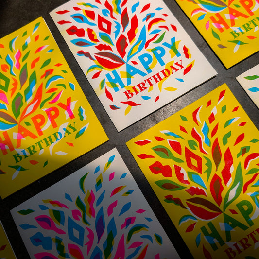 Bold Modern Birthday Card