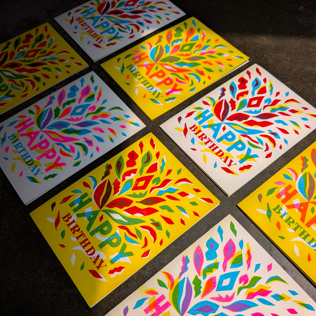 Bold Modern Birthday Card