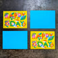Beautifully Illustrated Bday Cards 5x7