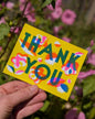 Beautiful & Foldable THANK YOU cards (A2)