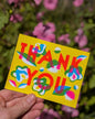Beautiful & Foldable THANK YOU cards (A2)