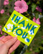 Beautiful & Foldable THANK YOU cards (A2)