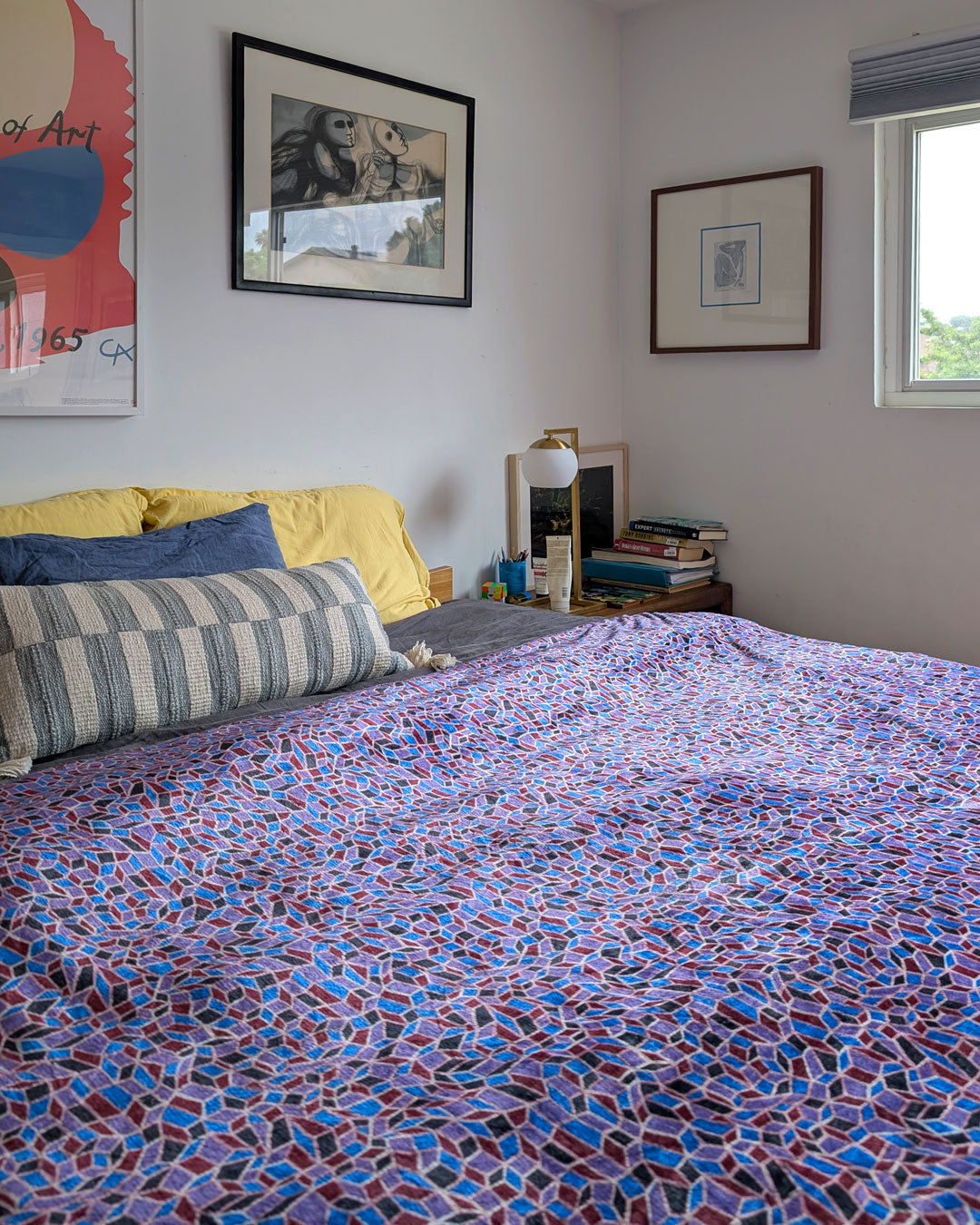 Comfy Blanket with a Hand-drawn Pattern