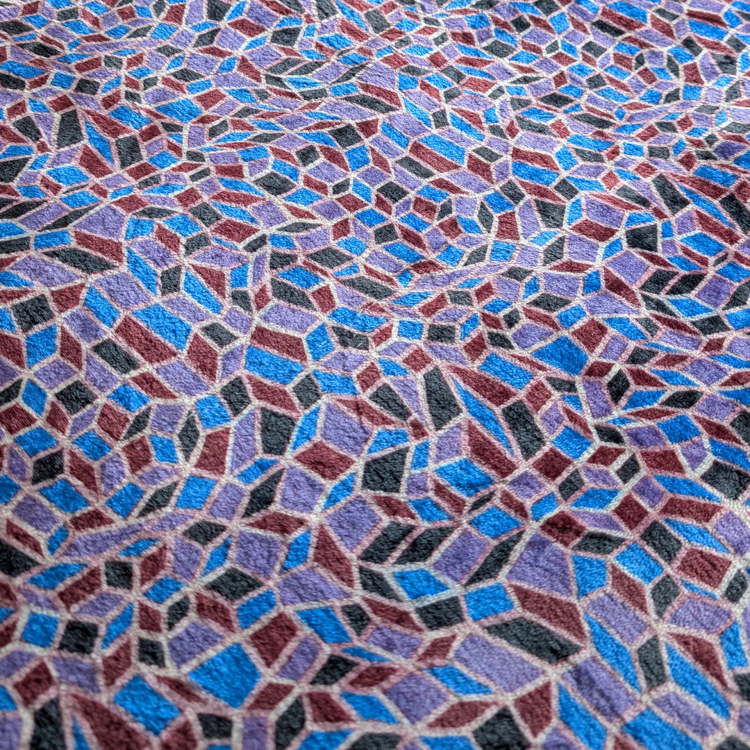 Comfy Blanket with a Hand-drawn Pattern