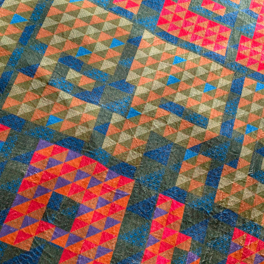 Luscious Blanket with a Typographic Pattern